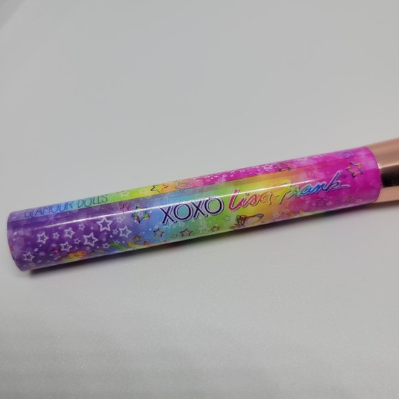 Glamour Dolls X Lisa Frank Angled Face Brush Dip Dyed Unicorns🦄 Butterfly NWT - Picture 8 of 13
